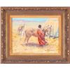 Image 2 : Nancy McLaughlin, oil on canvas Leo Beaulaurier, pastel