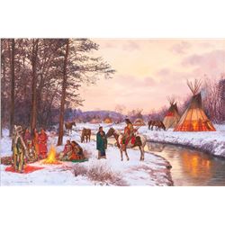 Hubert Wackermann, oil on canvas