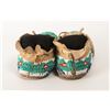 Image 8 : Two pair of Beaded Moccasins