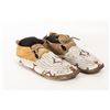 Image 1 : Two pair of Beaded Moccasins