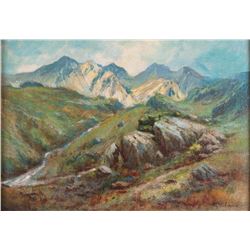 Manuel Valencia, two oils