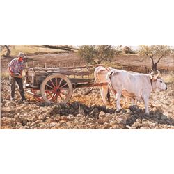 Ray Swanson, oil on canvas