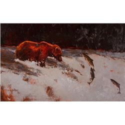 Luke Frazier, oil on board