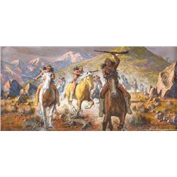 Frank Magsino, oil on board