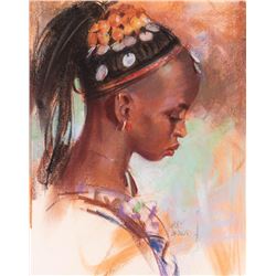 Harley Brown, three pastels