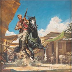 Frank McCarthy, oil on board