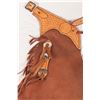Image 2 : Charles Russell Riders Set of Chaps, Spurs & Silver Anniversary Plate