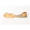 Image 2 : Cheyenne Pictorial Beaded Man's Moccasins, 10" long