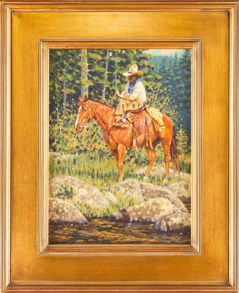 Robbie Pierce, oil on board