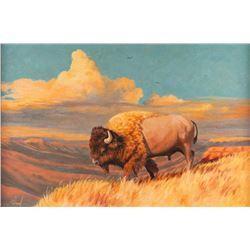 Bob Wood, oil on board