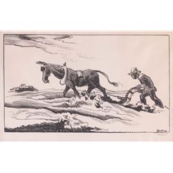 Thomas Hart Benton, lithograph