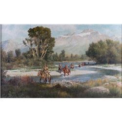 John Scott, oil on board