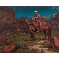 Tobias Sauer, oil on board