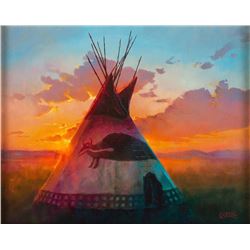 Colt Idol, oil on linen