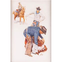 Gordon Snidow, watercolor