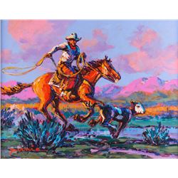 Larry Pirnie, oil on canvas