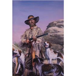 Guy Deel, oil on board