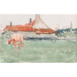 Eanger Irving Couse, watercolor