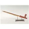 Image 1 : Sioux Catlinite Pipe with Puzzle Stem 22.5" overall
