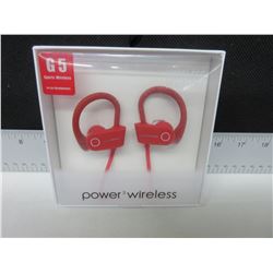 New G5 Sport Wireless Bluetooth Power3 Headphones with Mic & more