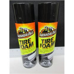 2 New Armor All Tire Foam / 567g / powerful clean for deep black look