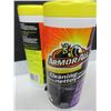 Image 1 : 2 New Armor All Cleaning Wipes for Auto Surfaces / lint free no residue/25 per