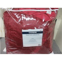 New Full/Queen  Faux Fur Comforter / super soft machine wash