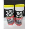 Image 1 : 2 New Tuff Stuff Rugged Cleaning Wipes / won't shread or tear