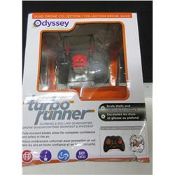 New Odyssey Turbo Runner Quadcopter scale walls & drive on the ceiling
