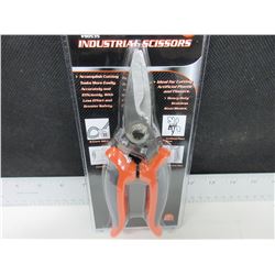 New Industial Scissors Stainless Steel / Cuts Leather - Wire and more