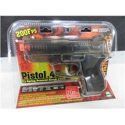 New .45 Caliber Air Soft Pistol / 200fps spring power / large 70bb magazine