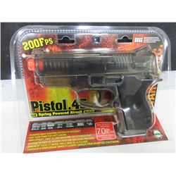 New .45 Caliber Air Soft Pistol / 200fps spring power / large 70bb magazine