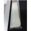 Image 1 : New Pack of 12 inch White Cable/Zipties 100 pieces