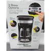 Image 2 : New Hamilton Beach 12 cup Programmable Coffee Maker/ 3 brew options