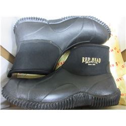 Red Head Mallard 5 inch size 8 Boots / right boot needs a sew at back/see pic