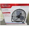Image 1 : New Sunbeam classic 18" High Velocity Fan/ powerful blades all metal