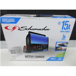 New Schumacher Battery Charger 15a rapid charge 3a maintain for standard