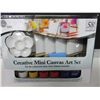 Image 1 : New Mini Canvas Art Set / 58 pc. / 6 canvas-Easels- 12 paints and more