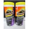 Image 1 : 2 New ArmorAll Cleaning wipes / 25 per can