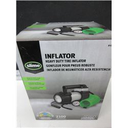 New Slime Heavy Duty Tire Inflator 12 volt / with heavy duty zippered carry bag