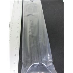 New Pack of 100 Heavy Duty Black Cable/Zipties  14 inch