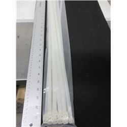 New Pack of 24inch x 9mm Cable/Zipties 25 pieces / 160lb break strength