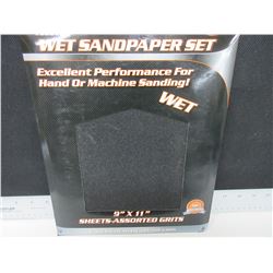 New 20 piece Wet Sandpaper set / Assorted grit / 60-100-150-240 grits/5ea