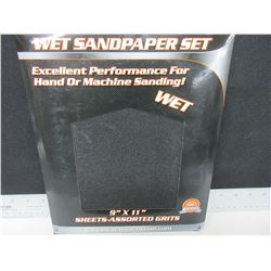 New 20 piece Wet Sandpaper set / Assorted grit / 60-100-150-240 grits/5ea