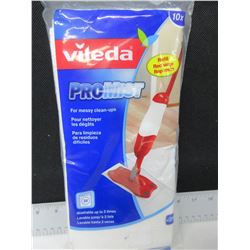 Vileda Pro Mist Refills pack of 10 Washable Microfiber