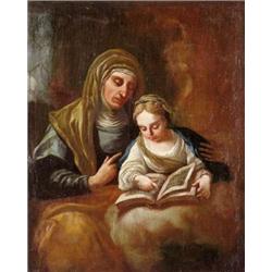 Osztrák festo, 18. sz. eleje - Mária neveltetése