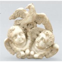 Francia szobrász, 17. sz. második fele - Puttópár a Szentlélekkel