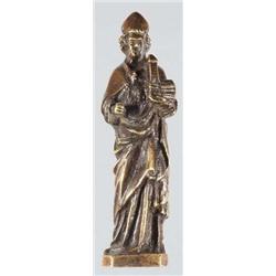 Német szobrász, 17. sz. - Templomalapító Püspök szent