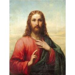 Lefler, Franz (Langenbruck, 1831 - Weissenbach, 1898) - Áldó Krisztus