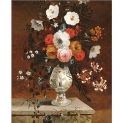 Németalföldi festo, 18. sz. - Virágcsendélet